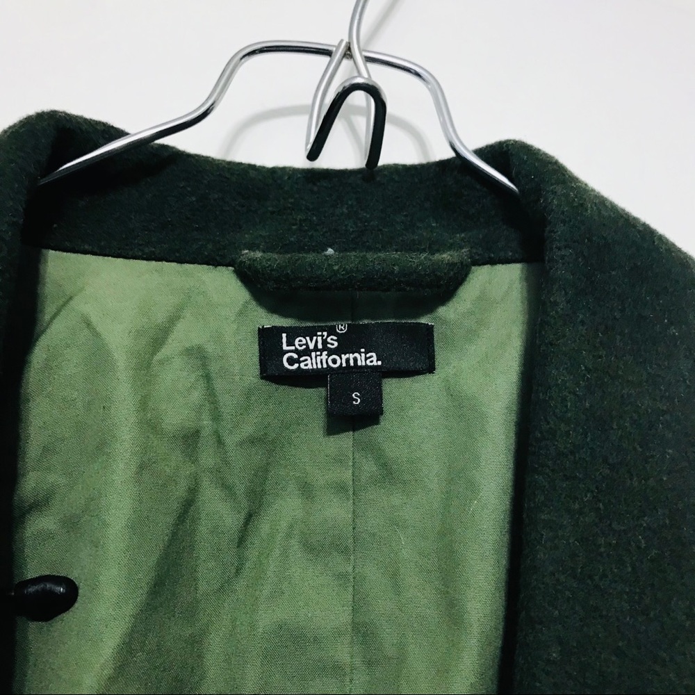 Levi's Sample Green Oversized Open Coat - image 5
